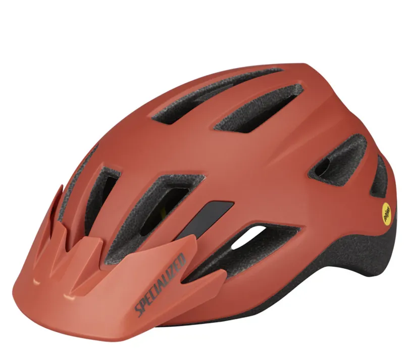 Specialized Shuffle Youth LED MIPS Helmet Satin Redwood